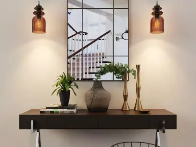 Loft decor 01 3D model