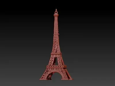 EFFIEL TOWER PENDANT CHARM NECKLACE JEWELRY  3D print model