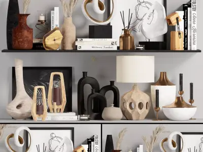 decorative set01 3D model