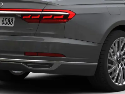 Audi A8 Long 2018 3D model