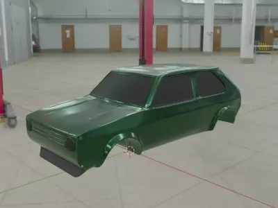 GOLF 1 GTI 3D PRINT 3D print model