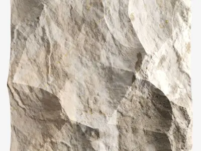 287-RockPanel piece of rock on wall 3D model