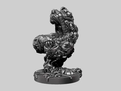 Modern Abstract robotic sculpture 3d print model 170 3D print model