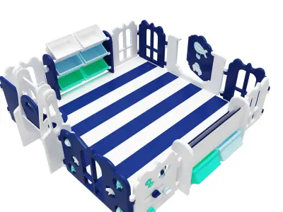 Playpen Baby Boys Play Yard  3D model