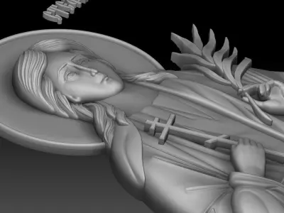 Saint Stephanida of Damascus 3D model