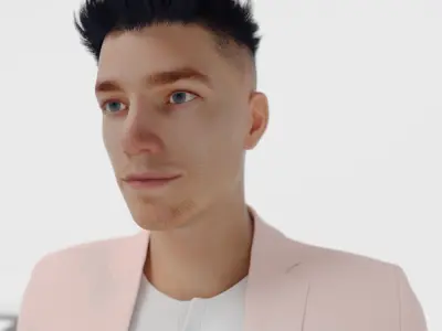 Alex updated Low-poly 3D model