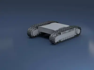 Caterpillar 3D model rigging 3D model