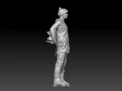 snowboard boy 3 3D print model