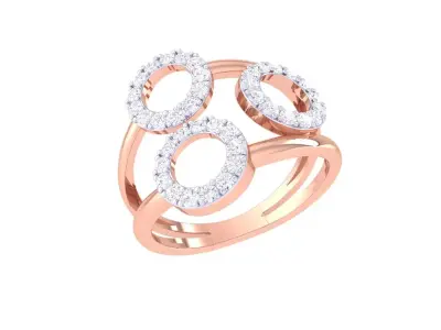 Diamond Ring 3D print model 4