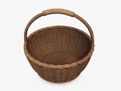 Basket 1 Low-poly 3D model