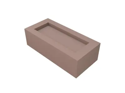 Lowpoly Bricks v1 002 Low-poly 3D model