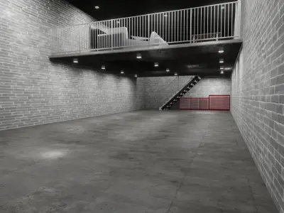 Warehouse loft 3D model