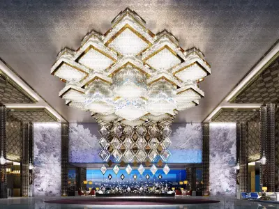 Hotel Lobby  3D model