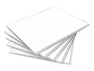 Magazines Set 01 3D model