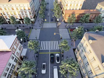 Street building Lumion 3D model