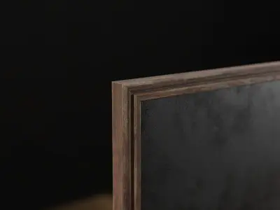 Realistic Blackboard 3D model