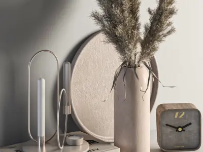 decorative set 05 3D model 2