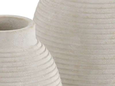 Whitewashed Terracotta Vase SE 3D model