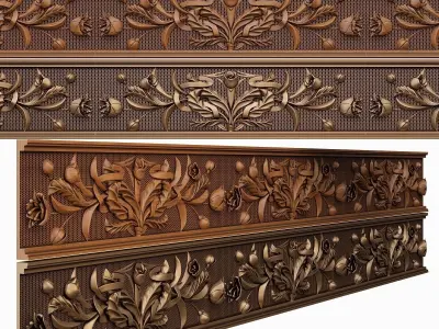 Decor for CNC 3D model