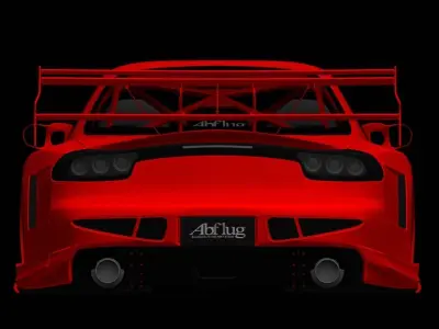Mazda RX-7 Abflug Arde 3D model