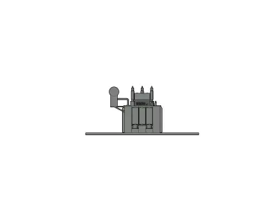 Power Transformer 3D model