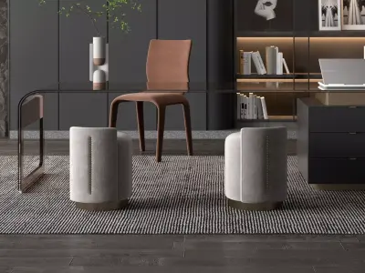 Modern Luxury Home Office 3D model