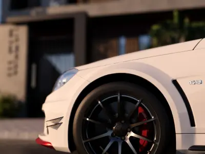 Mercedes 63 AMG  3D model