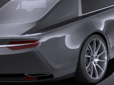 Aston Martin Lagonda 2016 VRAY 3D model