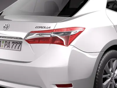 Toyota Corolla EU-Version 2014 3D model