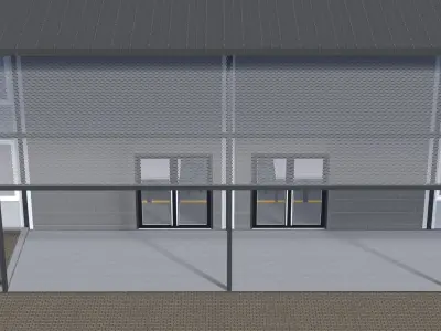 Mini office 25zz03 3D model