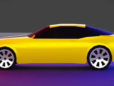 Chevrolet Camaro Low-poly 3D model