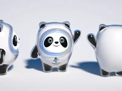 Bing Dwen Dwen-3D The Mascots of Beijing Winter Olympic Games 3D model