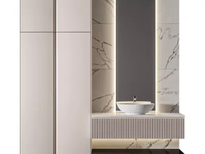 Luxury Bathroom 163 3D model