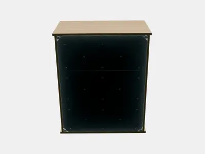 MALM Ottoman Bed 4 Low-poly 3D model