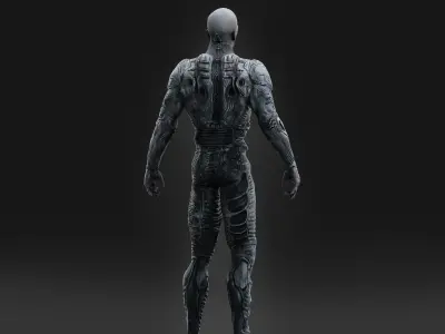 Engineer Prometheus Low-poly 3D model