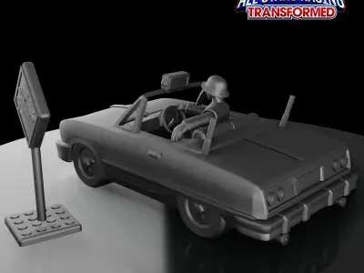 JOE - CRAZY TAXI - SONIC and ALL-STARS RACING TRANSFORMED 3D print model
