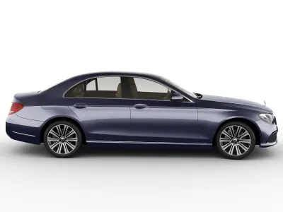 Mercedes E-class exclusive sedan hybrid 2017 3D model