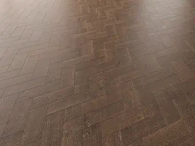 Parquet Oak Rotec Wildwood set 5 3D model