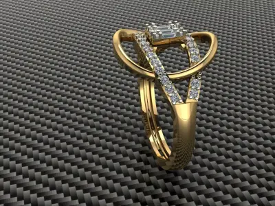 ladies ring 3D print model purchase