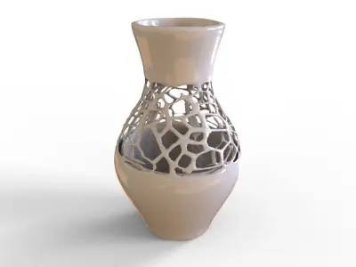 Vase 03 Low-poly 3D model