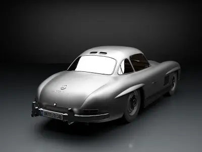 Mercedes Benz 300sl 1955 3D model