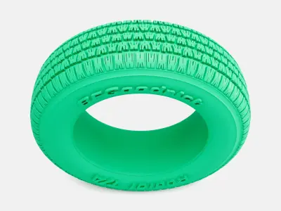 15x7 BFGoodrich Radial TA Tire 215-60-15 3D print model