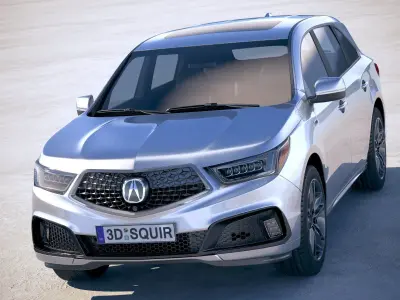 Acura MDX A-Spec 2019 3D model