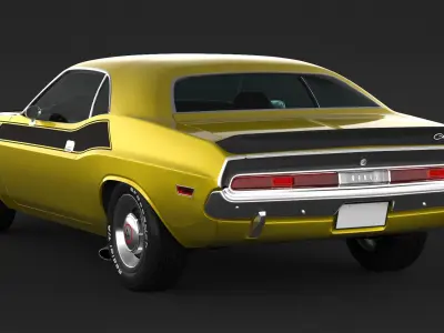 1970 Dodge Challenger TA 3D model