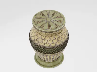 Ancient Urn Low-poly 3D model