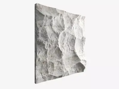 508-RockPanel rock wall art 3D model