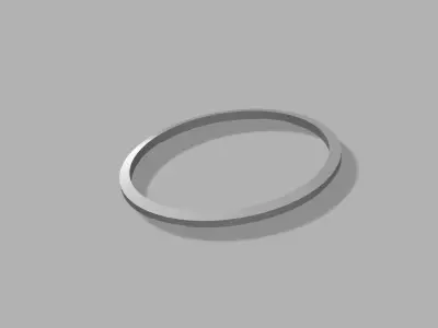 Audi wheel cap 60mm 3D print model