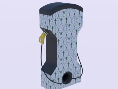 EV charger XXVI PBR 3D model
