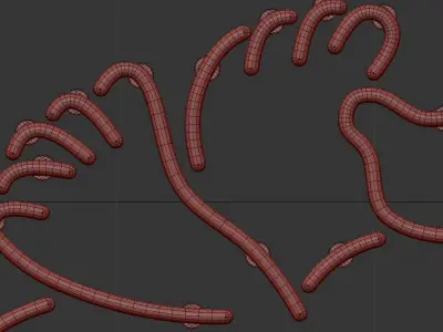 Neon Set 14 3D model