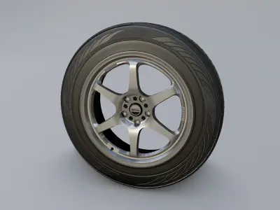 Wheel - 5Zigen GN 3D model